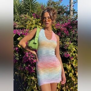 Princess Polly Blair Mini Dress in Rainbow
